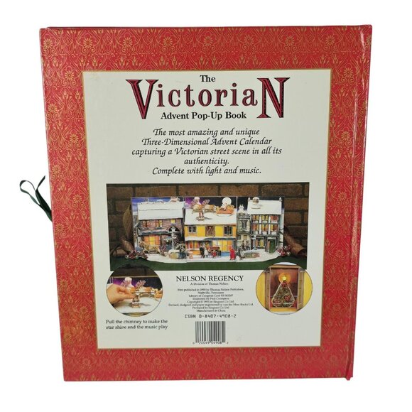 Victorian Advent Pop UP Book Christmas Holiday Thomas Nelson Regency 1993 VTG - Picture 3 of 16